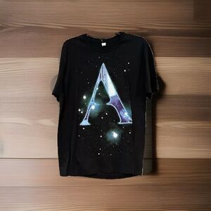 Adam Lambert Glam Nation Tour 2010 Concert T-Shirt Black Graphic Band Tee